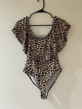 Leopard Print Woman’s bodysuit